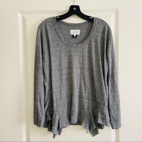 Current/Elliott Tops - 4 for $25 Current/Elliott Grey Uneven Hem Top